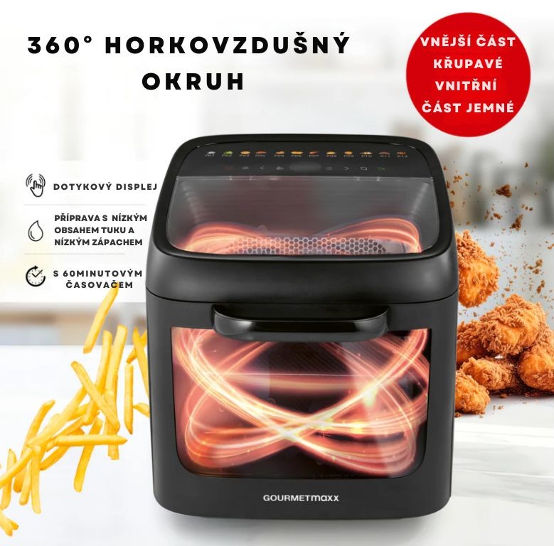 GourmetMaxx Horkovzdušná trouba 16409 (4)